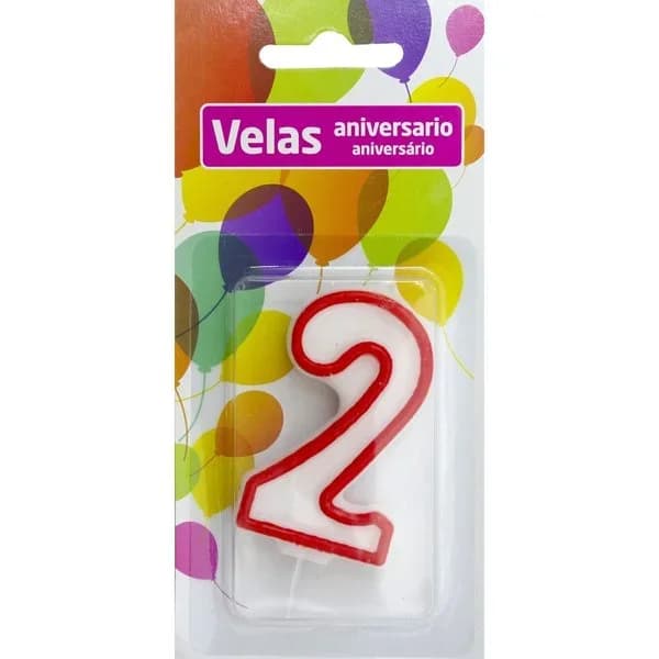 Vela Aniversario Nº 2 - 0.06 kg - Imagen del producto en Findit