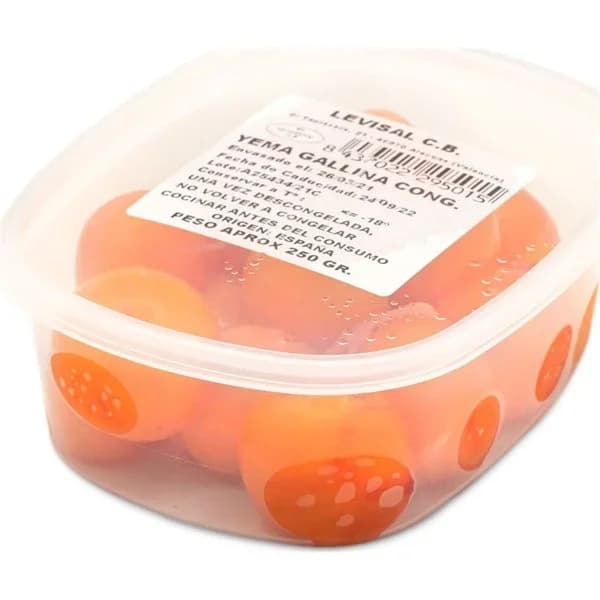 Yemas de Gallina Congeladas - 0.25 kg - Imagen del producto en Findit