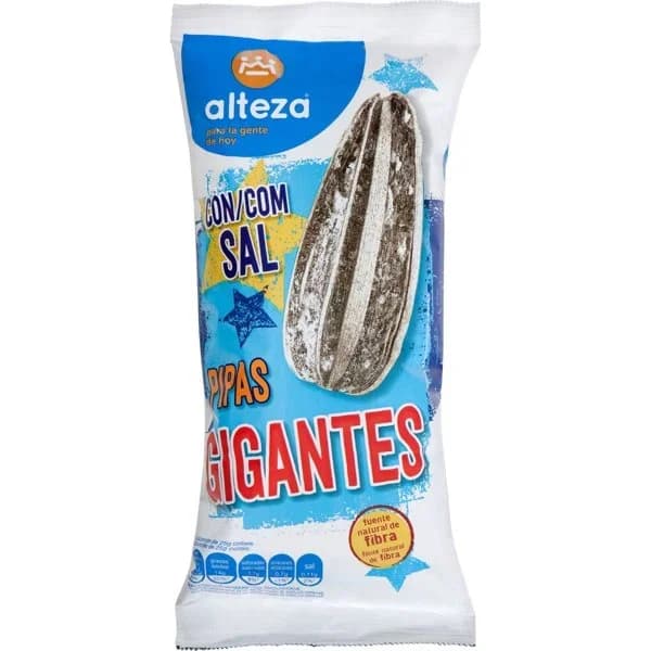 Pipas Gigantes Tostadas Sal - 0.2 kg - Imagen del producto en Findit