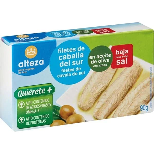 Filete Caballa Sur Aceite Oliva Bajo en Sal - 0.07 kg - Imagen del producto en Findit