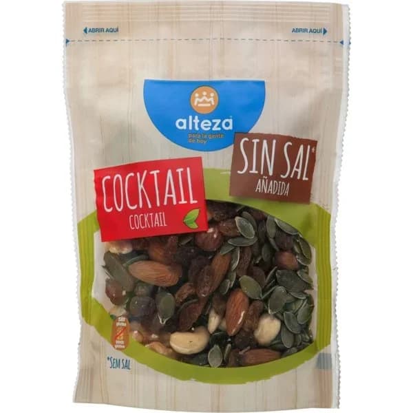 Cocktail Frutos Crudos Sin Sal - 0.2 kg - Imagen del producto en Findit