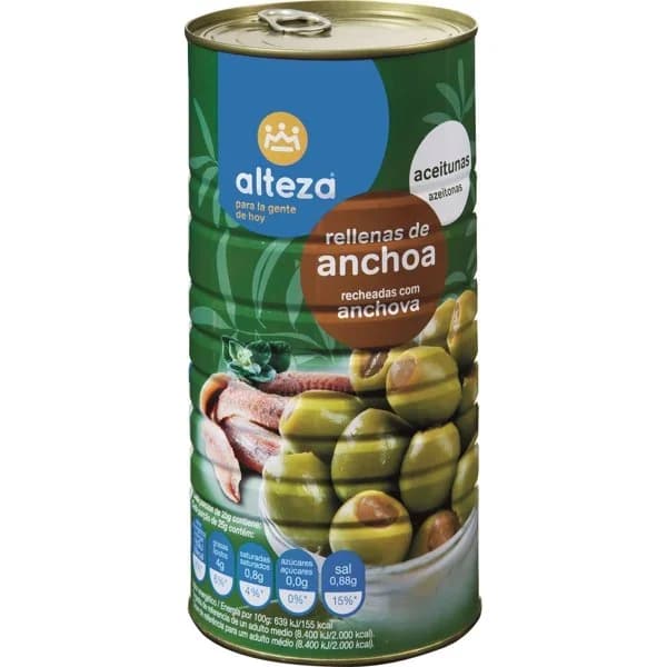 Aceituna Rellena Anchoa - 1.44 kg - Imagen del producto en Findit