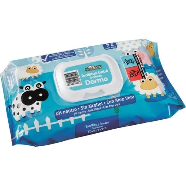 Toallitas Húmedas Infantiles Perfumadas Con Tapa - 95 ud - Imagen del producto en Findit
