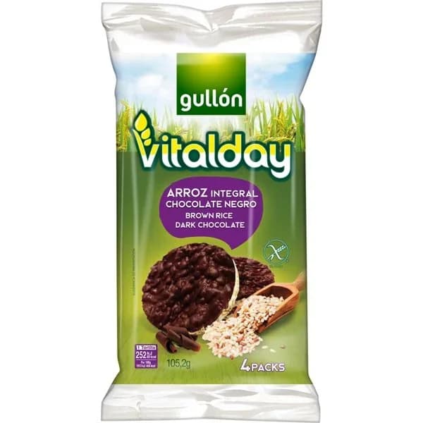 Tortita de Arroz con Chocolate 4 x 26,3G - 0.1 kg - Imagen del producto en Findit