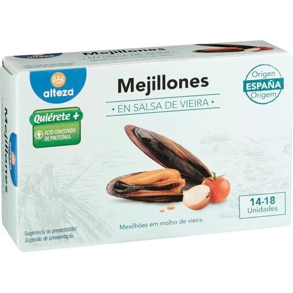 Mejillón en Salsa Vieira 14-18 111G - 0.07 kg - Imagen del producto en Findit