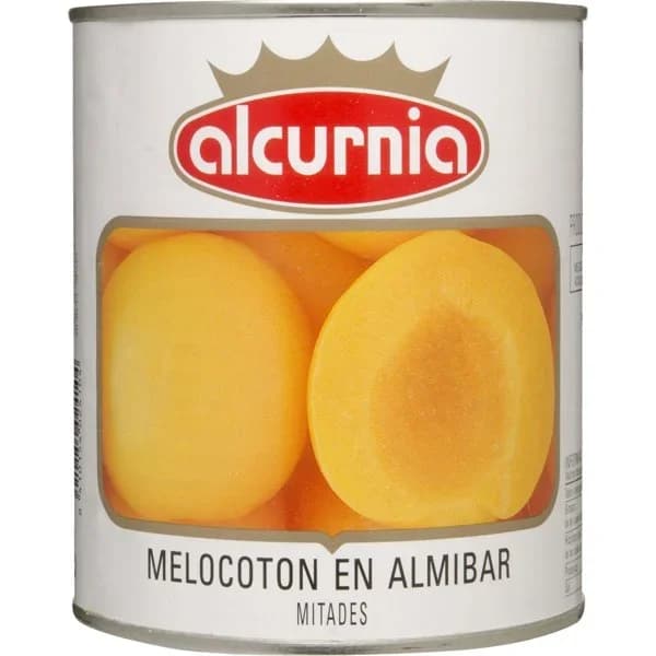 Melocoton Almibar Mitades - 0.48 kg - Imagen del producto en Findit