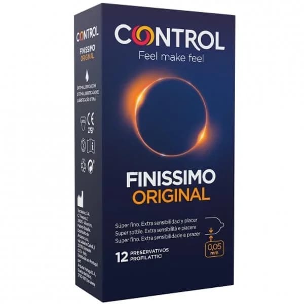 Preservativos finissimo original CONTROL, caja 12 uds - 12 ud - Imagen del producto en Findit