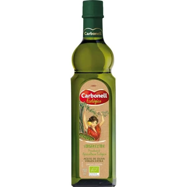 Aceite de oliva virgen extra ecológico Carbonell 750 ml. - 0.75 l - Imagen del producto en Findit