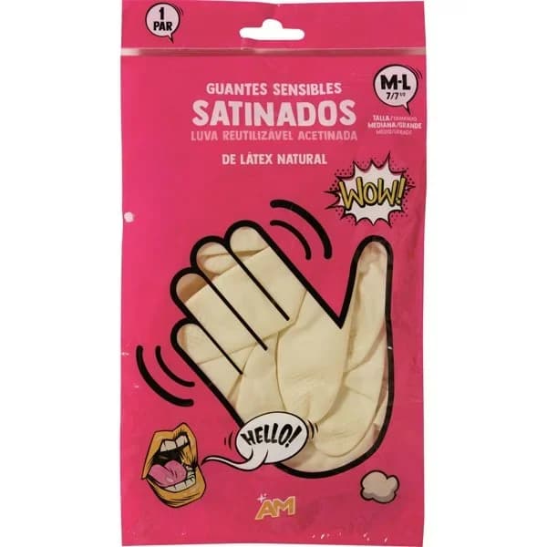 Guante Satinado Latex M/L - 1.97 ud - Imagen del producto en Findit