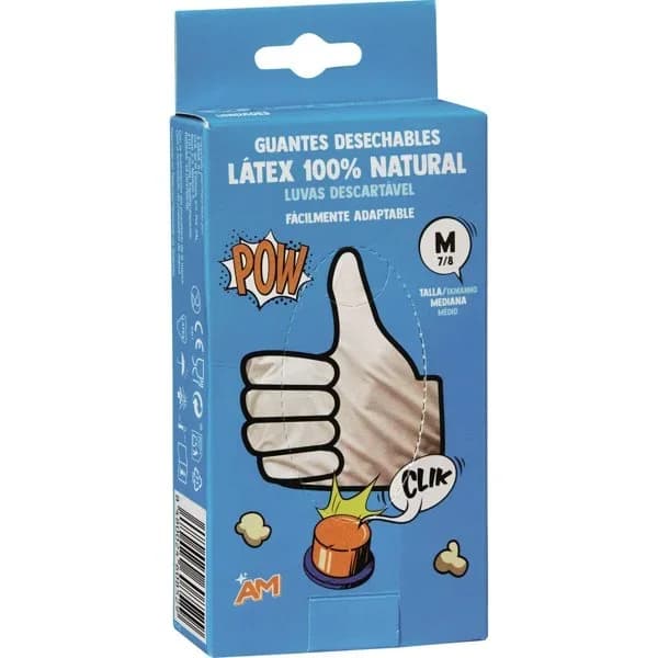 Guante Latex Talla m - 9.44 ud - Imagen del producto en Findit