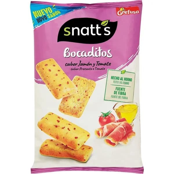 Snatts Bocaditos Jamón y Tomate - 0.11 kg - Imagen del producto en Findit