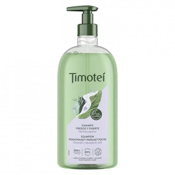 Champú fresco y fuerte para cabello débil y pagado con extracto de hierbas alpinas Timotei 750 ml. - 0.75 l - Imagen del producto en Findit