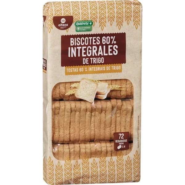 Pan Tostado 60% Integral 72 Rebanadas - 0.54 kg - Imagen del producto en Findit