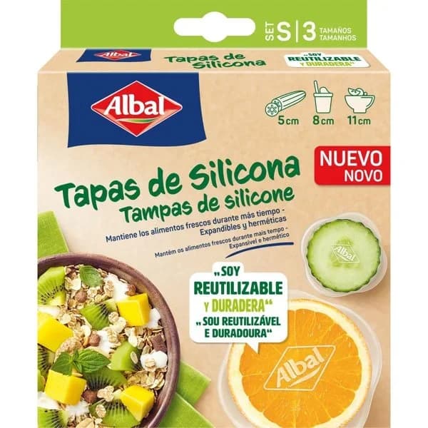 Tapa Silicona 3 Tamaños - 1 ud - Imagen del producto en Findit