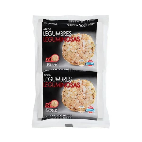 Tortitas de legumbres y arroz Hacendado - 0.11 kg - Imagen del producto en Findit