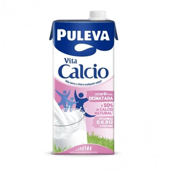 Leche desnatada Vita Calcio Puleva brik 1 l. - 1 l - Imagen del producto en Findit