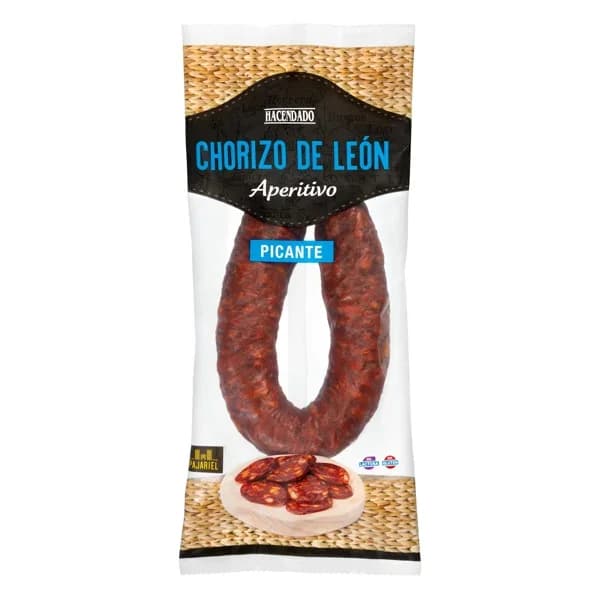 Chorizo sarta extra picante De León - 0.35 kg - Imagen del producto en Findit