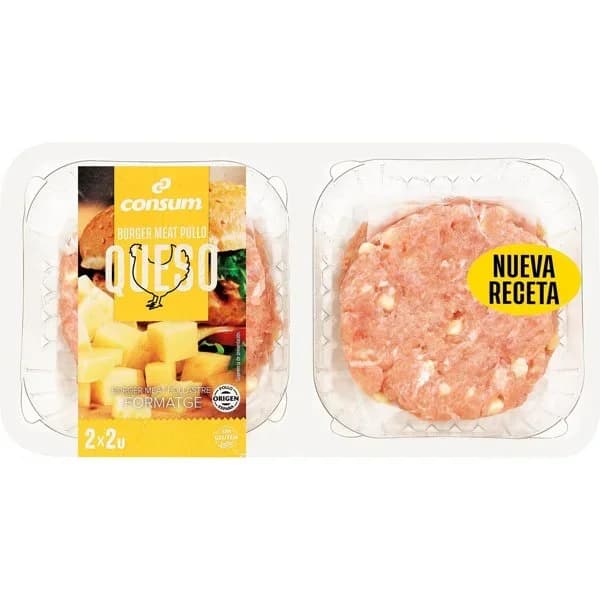 Burger de Pollo y Queso - 0.36 kg - Imagen del producto en Findit