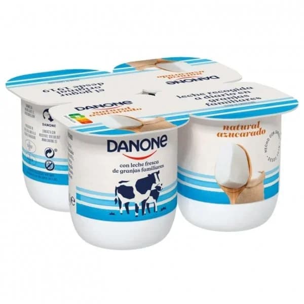 Yogur Natural Azucarado 4UD - 0.48 kg - Imagen del producto en Findit