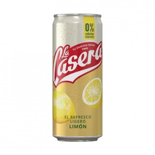 Gaseosa con toque de limón LA CASERA, lata 33 cl - 0.33 l - Imagen del producto en Findit