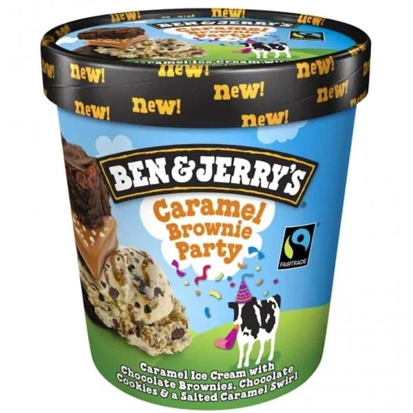 Helado caramel brownie party Ben&Jerry´s 465 ml. - 0.41 kg - Imagen del producto en Findit