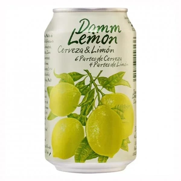 Cerveza sabor limón DAMM, lata 33 cl - 0.33 l - Imagen del producto en Findit