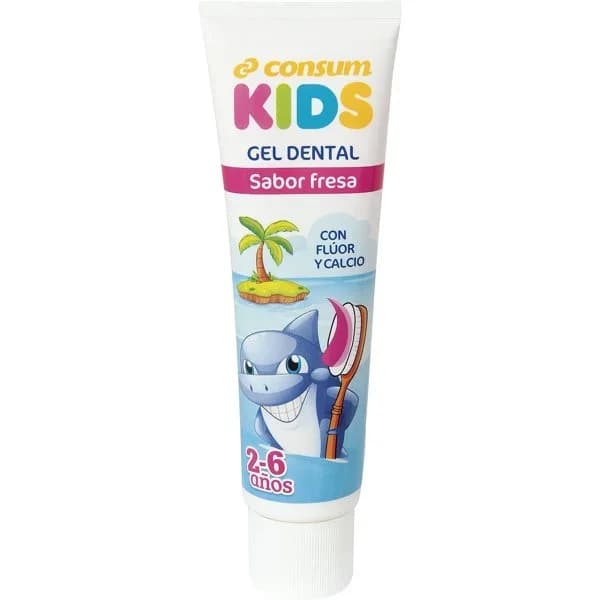 Gel Dental 2 a 6 Años Sabor Fresa - 0.05 l - Imagen del producto en Findit
