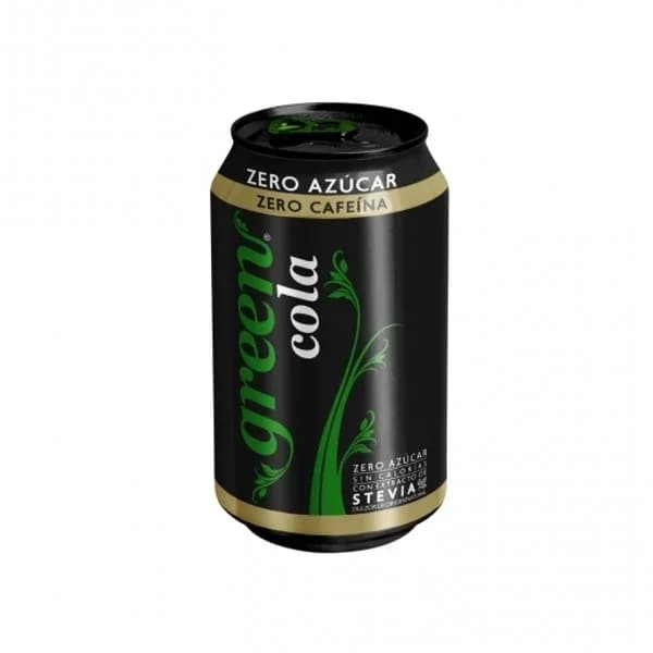 Green Cola zero azúcar zero cafeína lata 33 cl. - 0.33 l - Imagen del producto en Findit