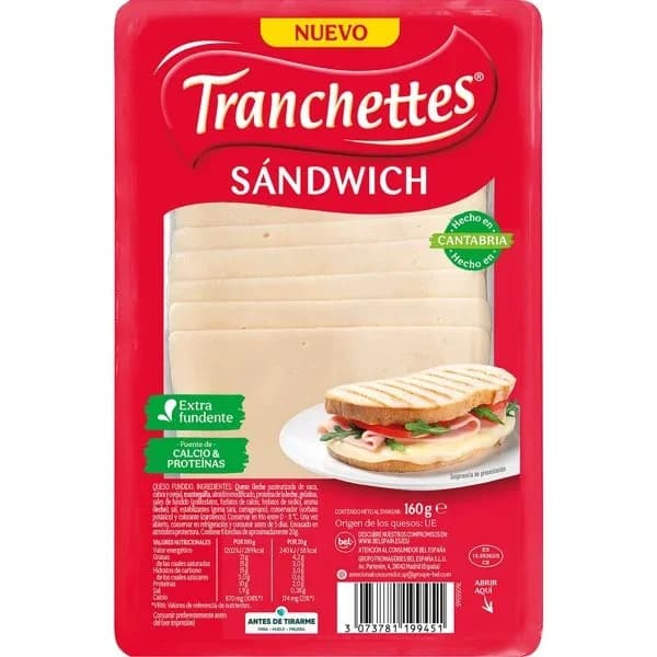 Queso Fundido Loncha 160G - 0.16 kg - Imagen del producto en Findit
