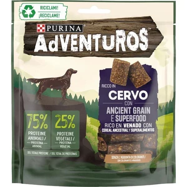 Snack sabor venado para perro PURINA, paquete 120 g - 1 ud - Imagen del producto en Findit