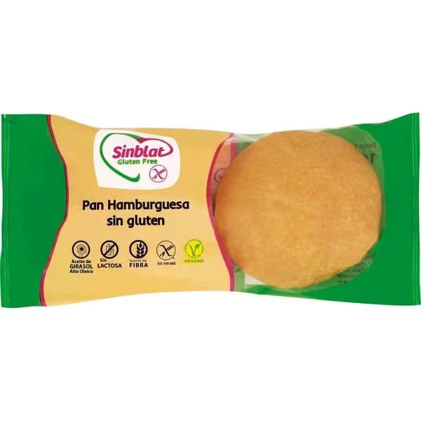 Pan Hamburguesa Sin Gluten, 2 Unidades - 0.16 kg - Imagen del producto en Findit