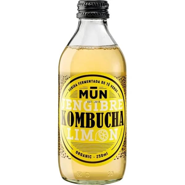 Kombucha Jengibre y Limón Botella - 0.25 l - Imagen del producto en Findit