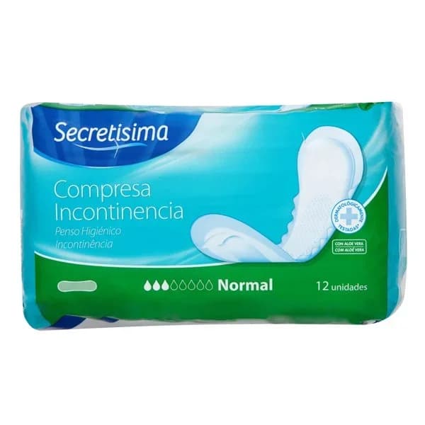 Compresa para Incontinencia Normal 12UD - 1 ud - Imagen del producto en Findit