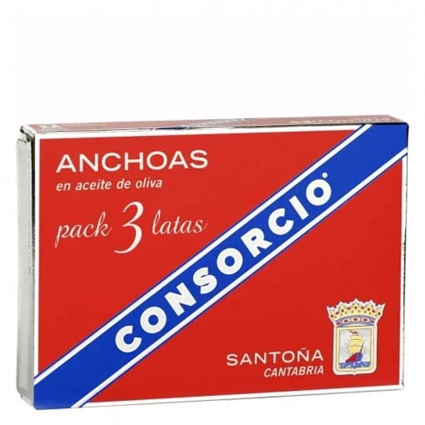 Anchoas en aceite de oliva Consorcio 87 g. - 0.09 kg - Imagen del producto en Findit