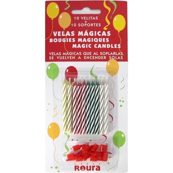 Velas Magicas Con Soporte - 9.38 ud - Imagen del producto en Findit