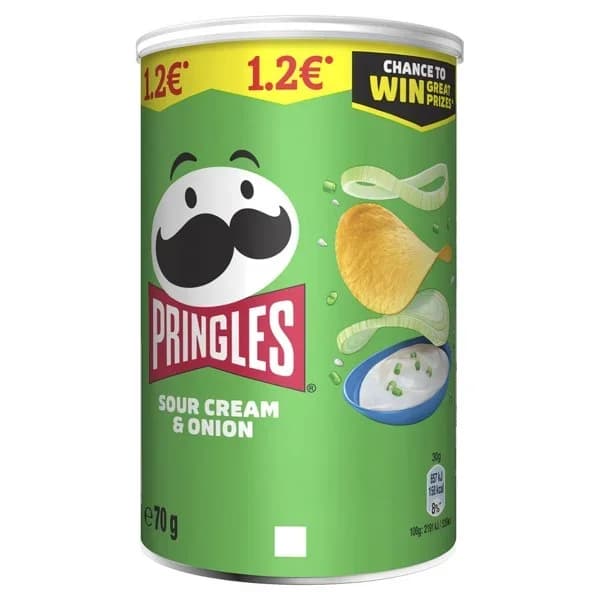 Patatas Tubo Sour Cream & Onion 40G - 0.04 kg - Imagen del producto en Findit