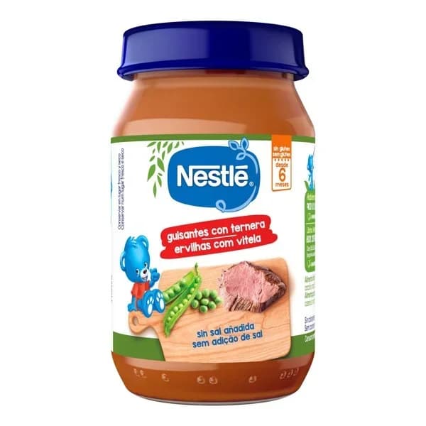 Potito Ternera con Guisantes 190G - 0.19 kg - Imagen del producto en Findit