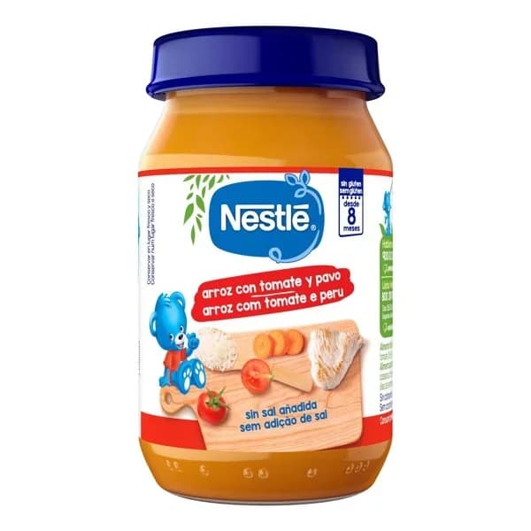 Potito Arroz, Tomate y Pavo 190G - 0.19 kg - Imagen del producto en Findit