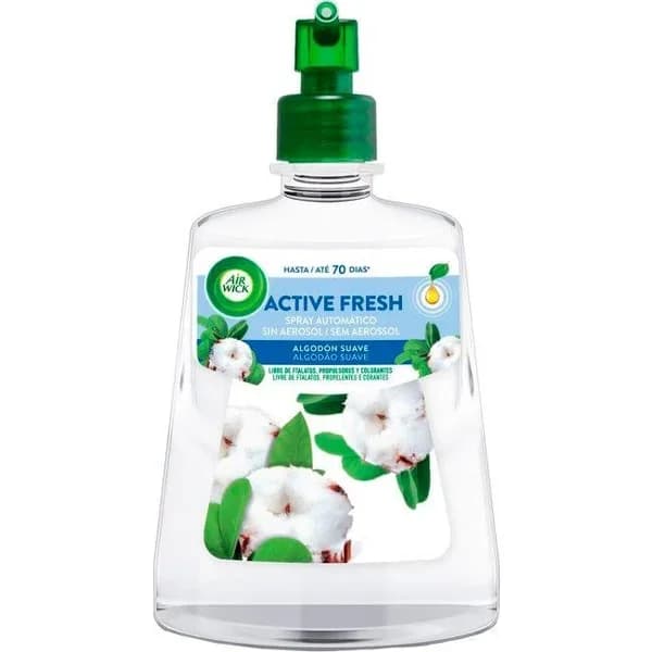 Ambientador algodón AIRWICK ACTIVE FRESH, recambio 1 ud - 1 ud - Imagen del producto en Findit
