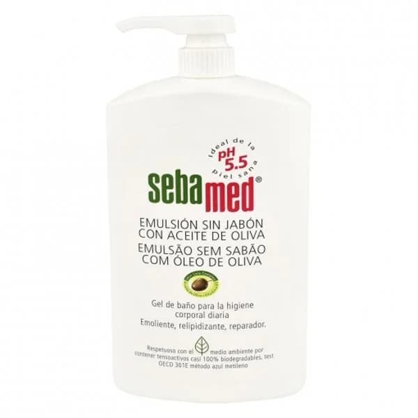 Emulsión sin jabón con aceite de oliva Sebamed 1 l. - 1 l - Imagen del producto en Findit