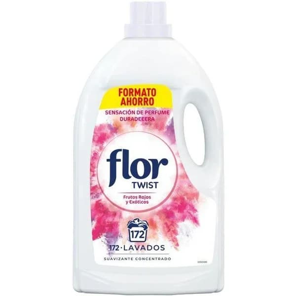 Suavizante Twist Frutos Rojos FLOR, garrafa 172 dosis - 1 ud - Imagen del producto en Findit