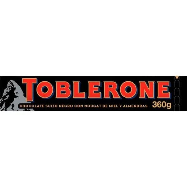 Barrita de chocolate negro TOBLERONE, tableta 360 g - 0.36 kg - Imagen del producto en Findit