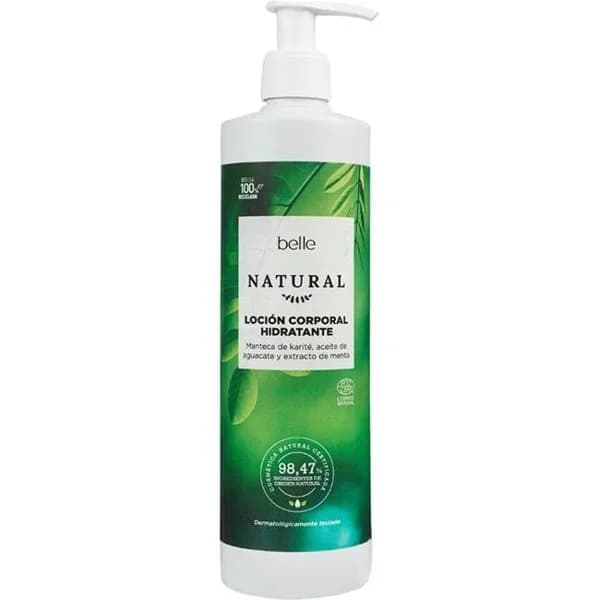 Loción corporal hidratante BELLE NATURAL, dosificacor 400 ml - 0.4 l - Imagen del producto en Findit