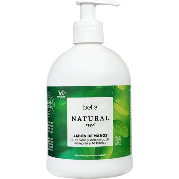 Jabón de manos BELLE NATURAL, dosificador 500 ml - 0.5 l - Imagen del producto en Findit