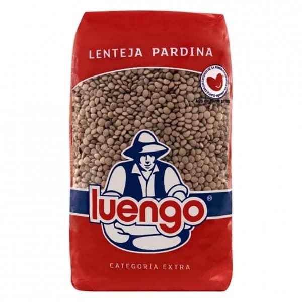 Lenteja pardina categoría extra Luengo 1 kg. - 1 kg - Imagen del producto en Findit
