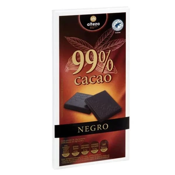 Chocolate Negro 99% Tableta 100G - 0.1 kg - Imagen del producto en Findit