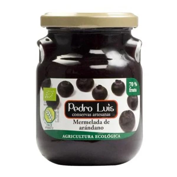 Mermelada bio de arándanos PEDRO LUIS, frasco 300 g - 0.3 kg - Imagen del producto en Findit
