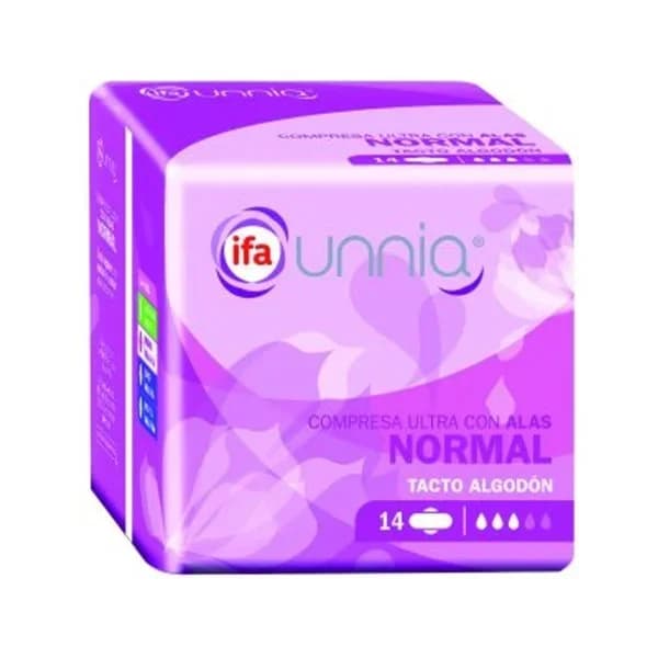 Compresas normal con alas 14 unidades - 14.5 ud - Imagen del producto en Findit