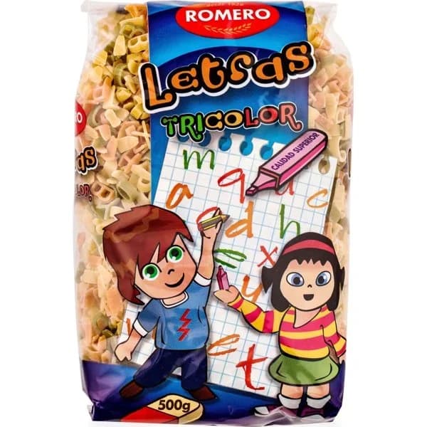 Pasta Infantil Vegetal Colores - 0.5 kg - Imagen del producto en Findit