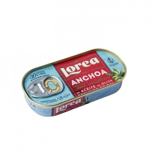 Filete de anchoa bajo en sal 50 g - 1 ud - Imagen del producto en Findit